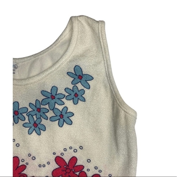 Vintage Floral Tank Top Women’s Sz L - Picture 3 of 6